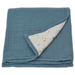 IKEA GULDVÄVARE Organic Cotton Muslin Baby Blanket for Snuggles & Trips